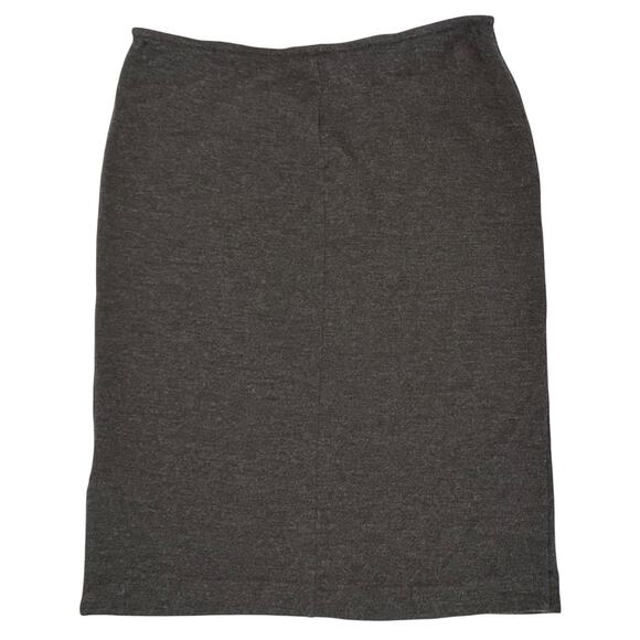 J. Crew Pure Wool Straight Skirt Gray Knee Length Size 12 - Picture 4 of 7
